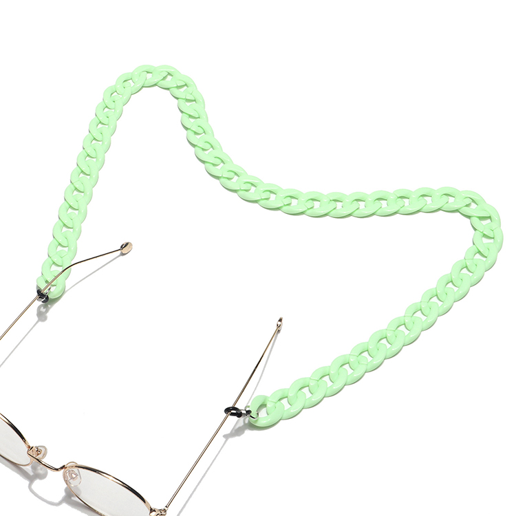 Mode acrylique lunettes de lecture suspendus cou chaîne lunettes chaînes et cordons