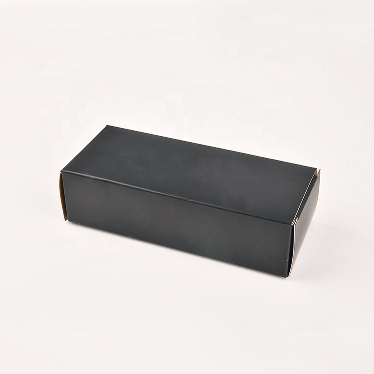 Pochettes de boîte à lunettes noires avec logo personnalisé 