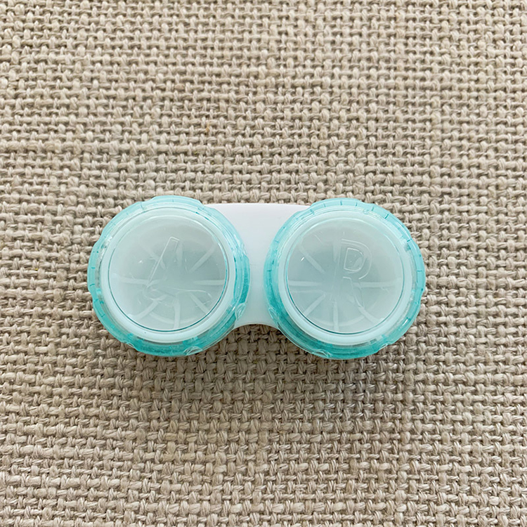 Accessoires pour lentilles de contact personnalisées Boîte à lentilles de contact circulaire